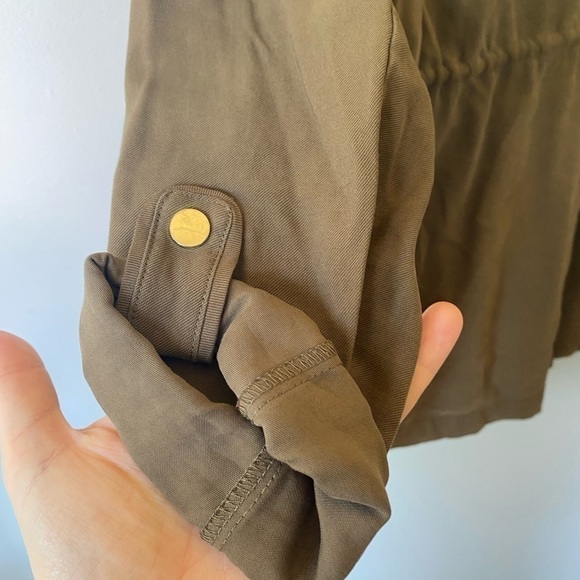 ZARA green military utility style jacket Sz M - Picture 9 of 15